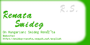 renata smideg business card